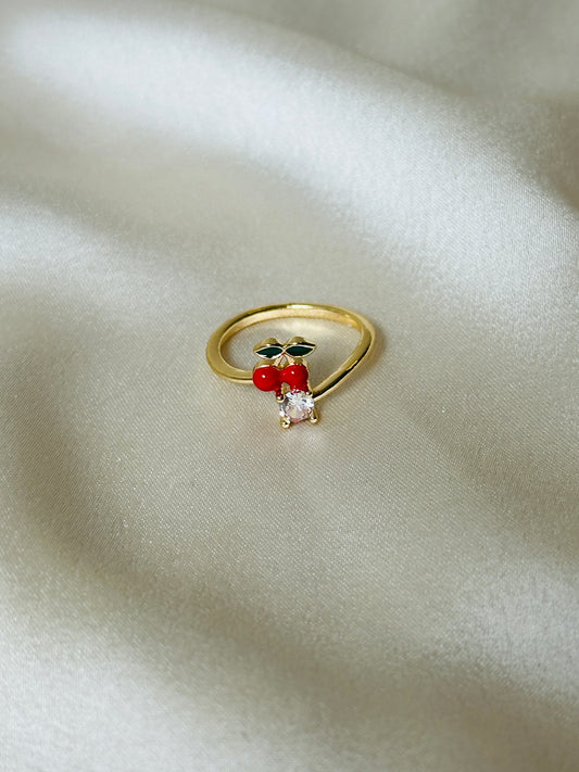 ASTRA CHERRY CHARM RING