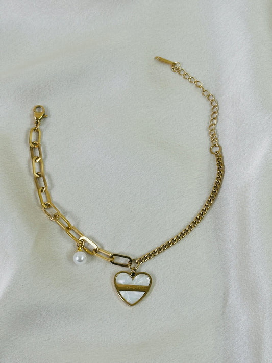 Heart Charm Bracelet
