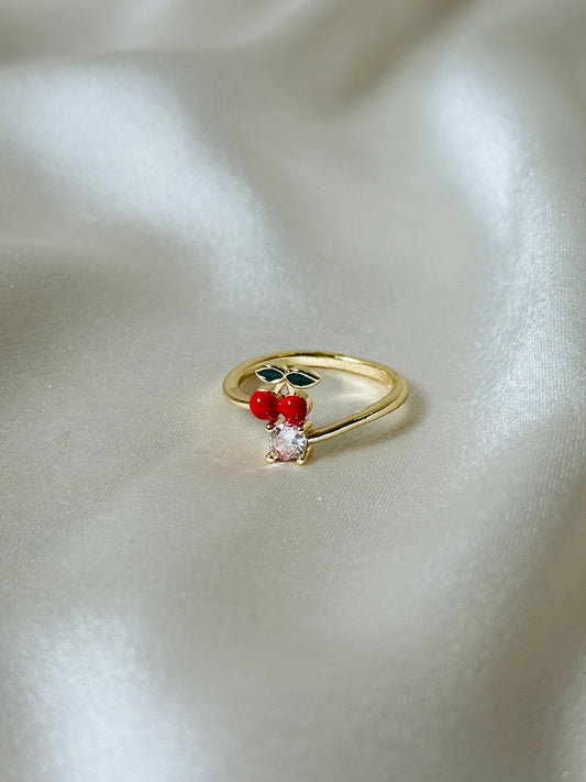 ASTRA CHERRY CHARM RING