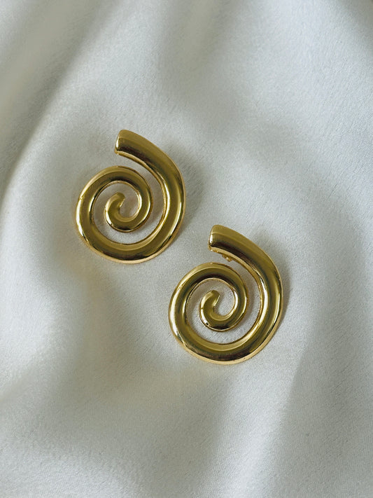 Spiral Chunky Earrings